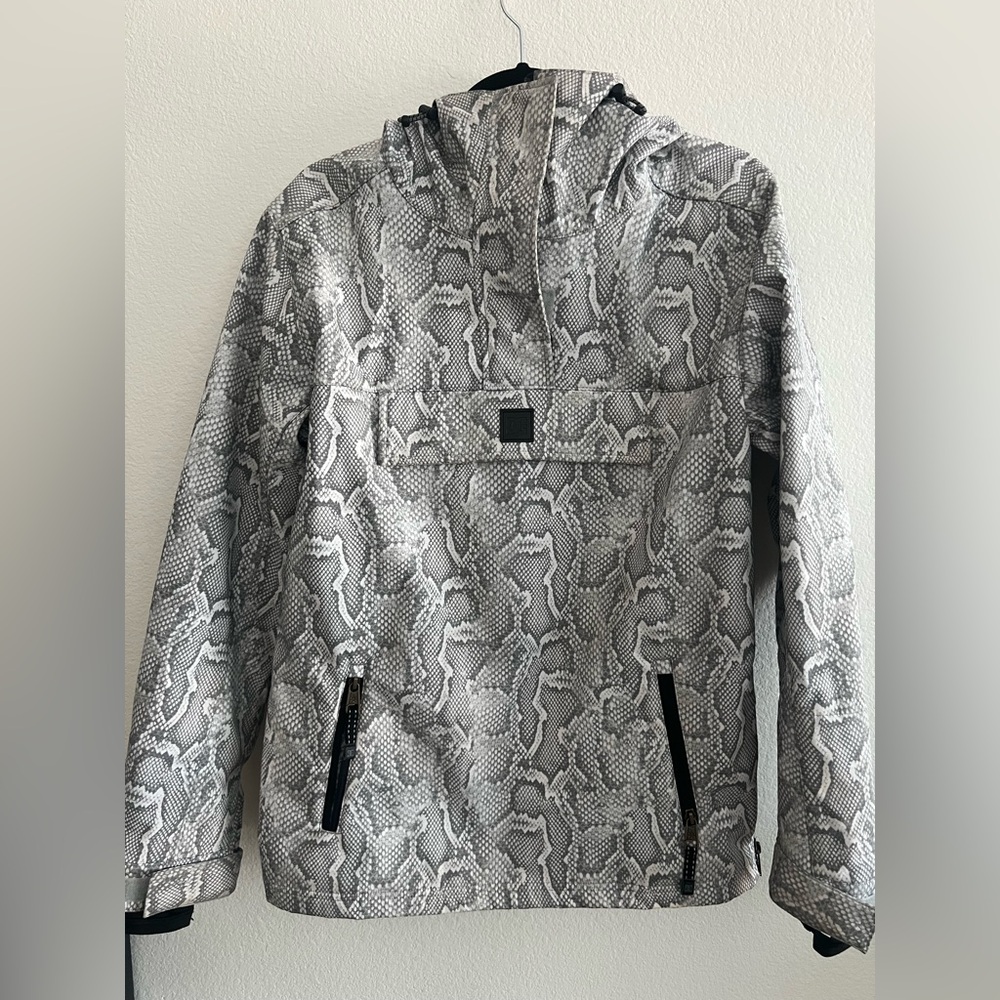 Burton Snake Print Hooded Jacket
